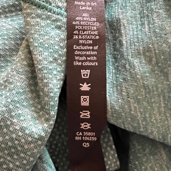 lululemon Metal Vent Tech Long Sleeve 2.0 Pullover in DELM/Teal Lagoon Size XXL - Picture 6 of 6